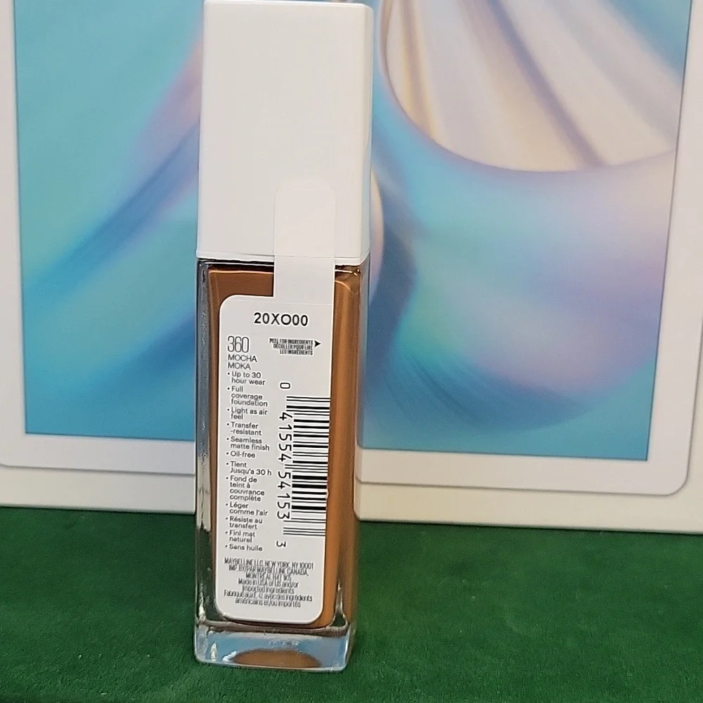Maybelline Super Stay Foundation 30ml New Sealed Bottle 360 Mocha